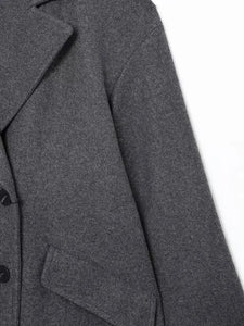 Manteau Vintage Femme Style Années 20 manche gauche gris