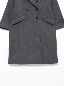 Manteau Vintage Femme Style Années 20 bas gris