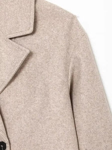Manteau Vintage Femme Style Années 20 manche gauche beige