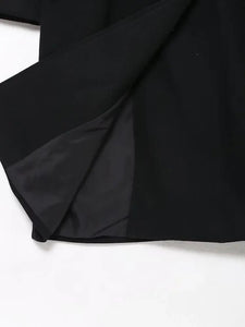 Manteau Vintage Femme Style Années 20 intérieur noir